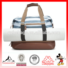 Maßgeschneiderte Leder Yoga Tasche Yoga Mat Tote Bag für Wochenende (ESX-LB283)